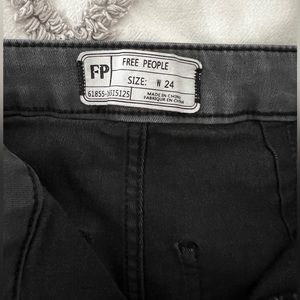 FREE PEOPLE high waisted gray flare jeans